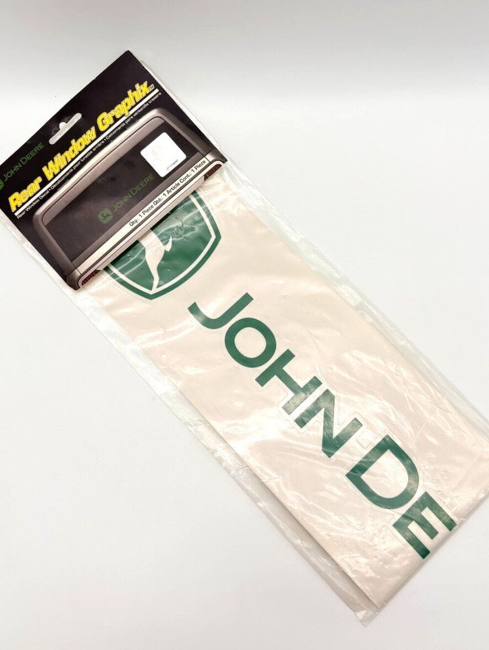 Chroma Plasticolor John Deere Rear Window Graphic Green Decal